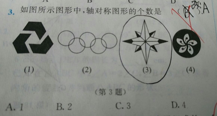 轴对称图形手抄报a3