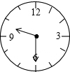 9点30分,时钟的时针和分针的夹角是.,答案:105