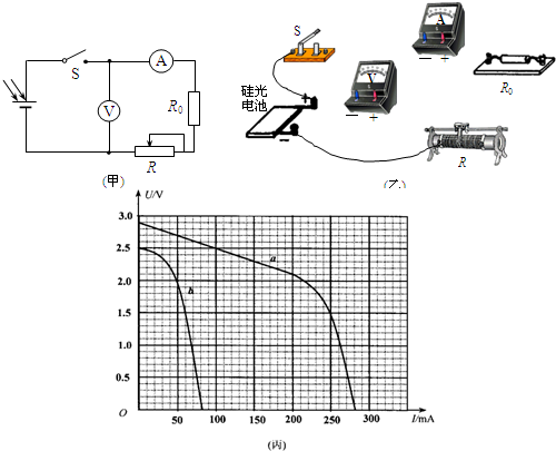 硅光电池是一种可将光能转化为电能的元件.某
