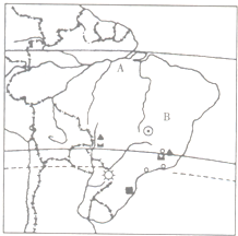(2009潍坊)读巴西图,分析回答.(1)巴西两大地