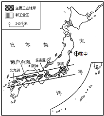 日本的主要岛屿、地震带、火山和城市 8\/87
