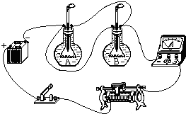 为了探究影响电热的因素,实验室准备了如图甲