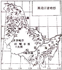 (1)黑龙江省的地形主要以 和 为主.
