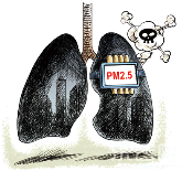 PM2.5成为热点名词,PM2.5是指大气中直径小于