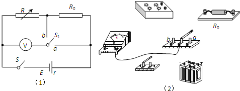 某实验小组设计如下电路图来测量电源的电动势