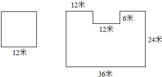 计算图形的周长和面积.