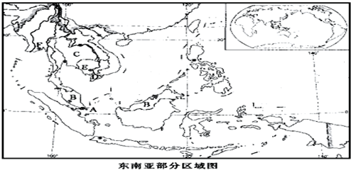 读东南亚示意图及相关图片,回答下列问题.