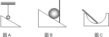 图b中的小球,图c中的杆所受到的重力和弹力示意图