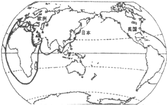 关于波斯湾沿岸海上石油运输线路的描述,正确