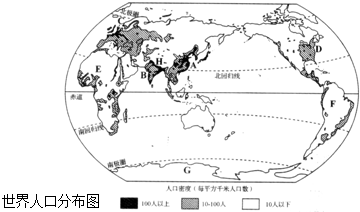 世界人口分布原因_世界人口分布