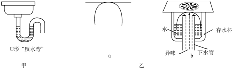 它利用了 连通器 连通器的特点,使u形管中始终留有一部分水,封堵下水