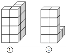 四个正方体搭一个立体图形怎么画_用小正方体搭立体图形