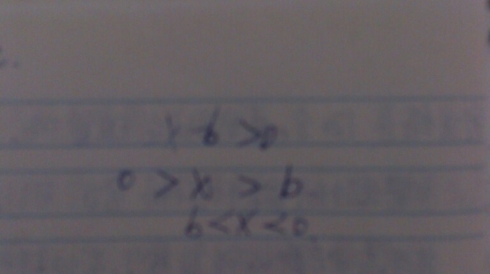 关于x的不等式x一b>o恰有两个负整数解,则