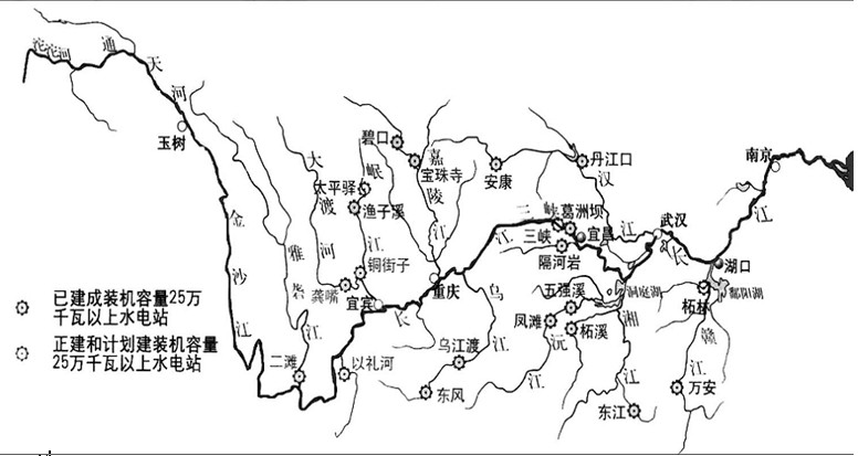 如圖是長江和黃河示意圖,讀圖回答下列問題.