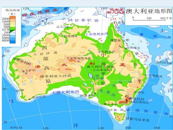 澳大利亚河流分布图片