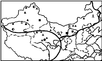 读我国西北,青藏地区图,回答