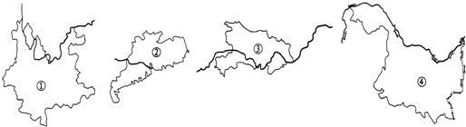 ①③ c.③④ d.②③ 【考點】我國省級行政單位的名稱和位置.
