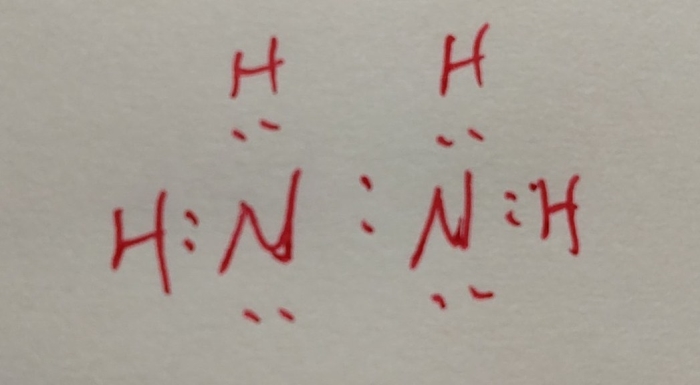 n2h4的电子式和结构式图片
